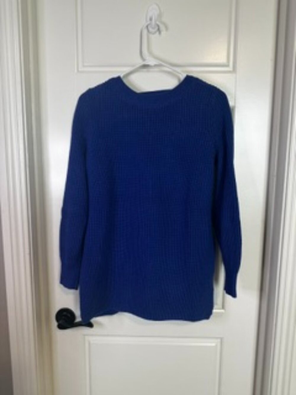 Loft Blue Sweater w/ Open Back